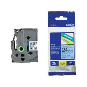 BROTHER TZE551 NASTRO TZ 24MM COLORE BLU STAMPA NERO